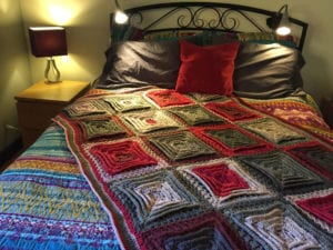 Crochet Hypnotic Tiles Afghan