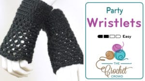 Crochet Adult Wristlets Pattern