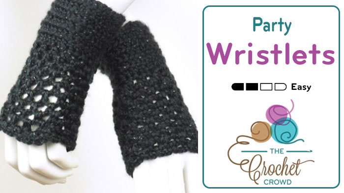 Crochet Women’s Party Wristlets Pattern