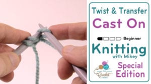 Knitting: How to Cast On - Twist and Transfer Method