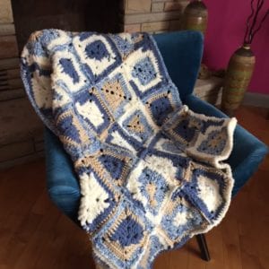 Bernat Home Bundle Granny Square Blanket