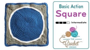 Crochet Basic Action Square Pattern