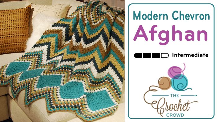 Crochet Modern Chevron Afghan Pattern