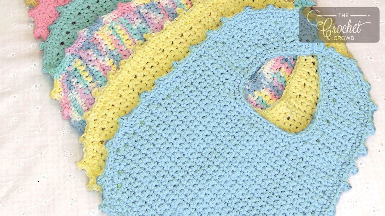 3 Crochet Baby Bib Patterns
