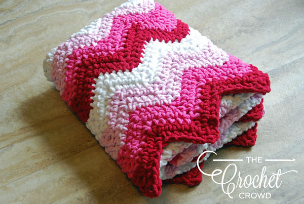 Striped Baby Blanket by Jeanne Steinhilber