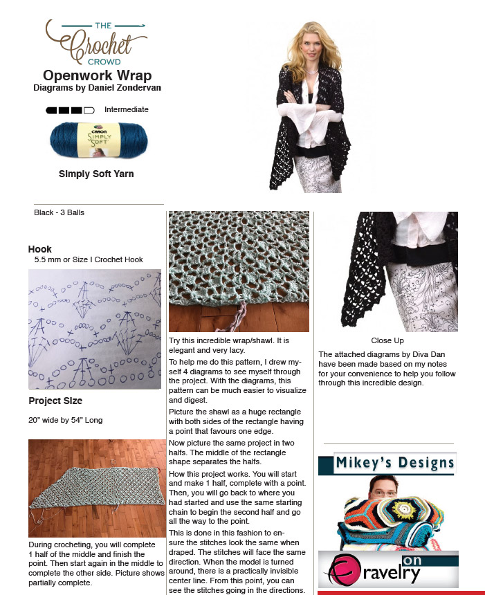 Crochet Openwork Diagrams Preview