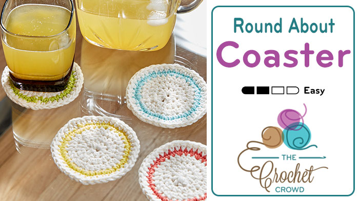 Crochet Round About Coasters Pattern