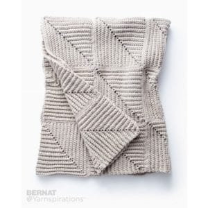 Crochet Mighty Ridge Blanket