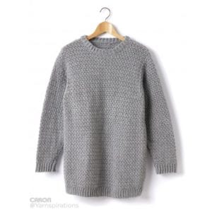 Crochet Crewneck Adult Sweater