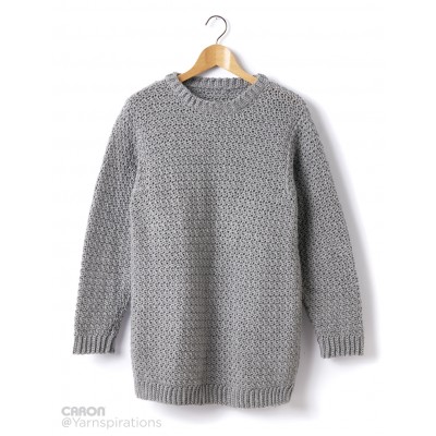 Crochet Crewneck Adult Sweater