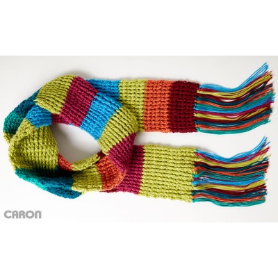 Crochet Rib Scarf