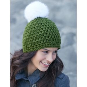 Crochet Quick Pom Pom Hat