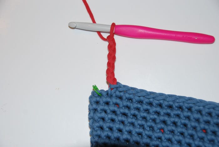 Crochet Patriotic Summer Tote Bag by Jeanne Steinhilber