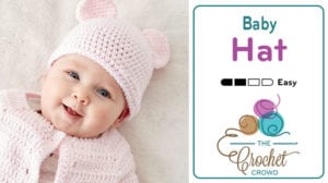 Crochet baby hat with ears new arrivals