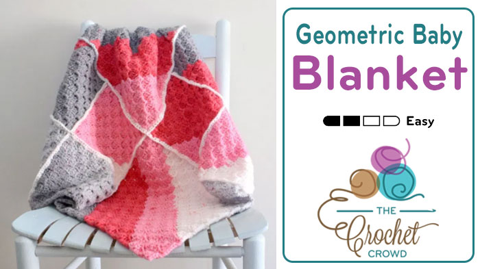 Crochet Geometric Baby Blanket