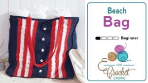 Crochet American Beach Bag