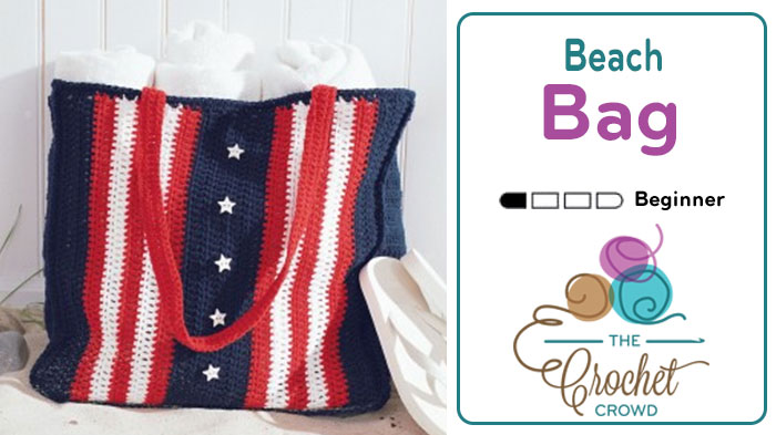 Crochet American Beach Bag Pattern