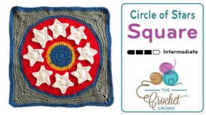 Crochet Circle of Stars, aka Wonder SquareCrochet Circle of Stars, aka Wonder Square