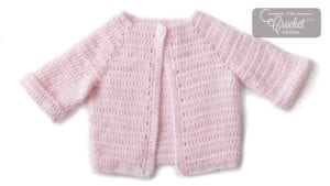 baby crochet jacket pattern