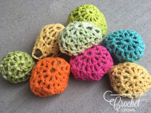 Crocheted Rocks by Jeanne Steinhilber