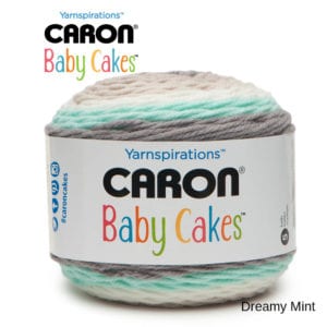 Caron Baby Cakes: Dreamy Mint