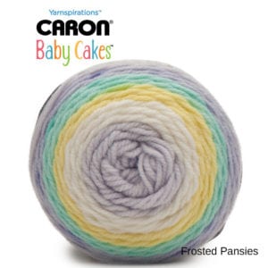 Caron Baby Cakes Frosted Pansies