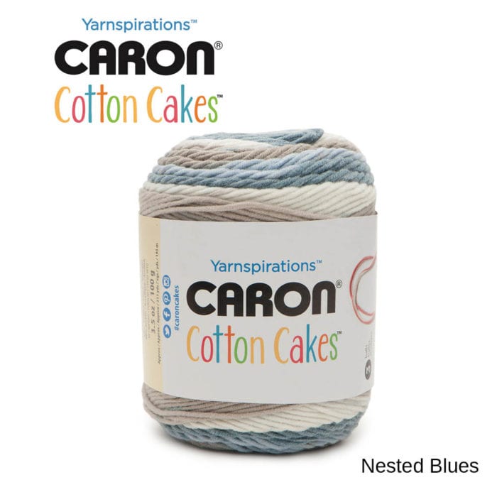 Caron Cotton Cakes: Nested Blues