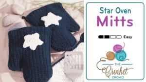 Crochet Star Oven Mitts