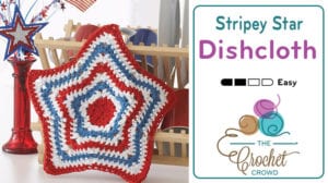 Crochet Star Dishcloth Pattern