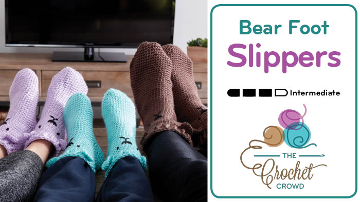 Crochet Bearfoot Slippers / Socks