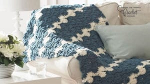 Crochet Gentle Waves Blanket