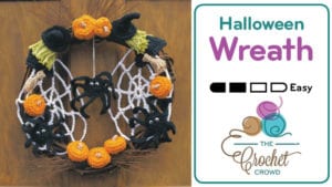 Crochet Halloween Wreath