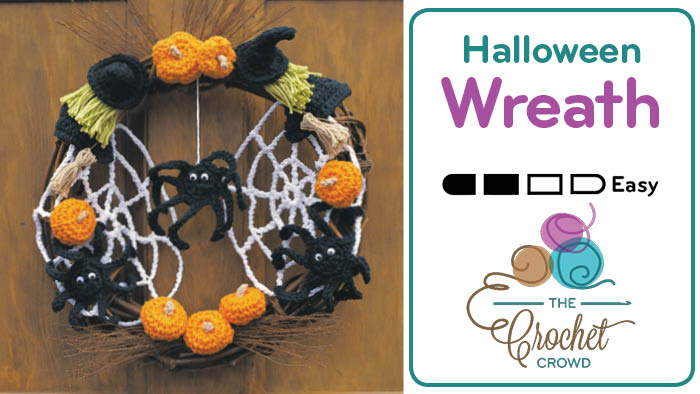Crochet Halloween Wreath Pattern