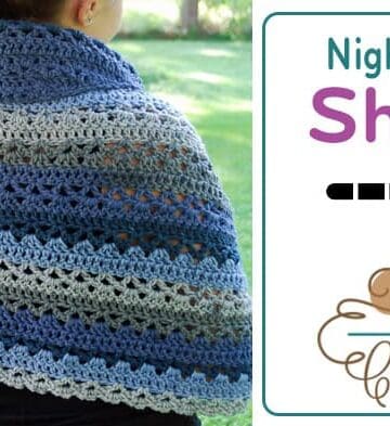 Crochet Nightberry Shawl by Jeanne Steinhilber