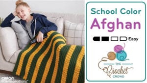 Crochet School Colours Texture Afghan