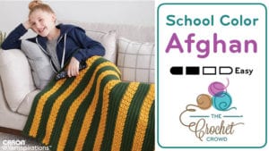 Crochet School Colour Texture Afghan Pattern + Tutorial