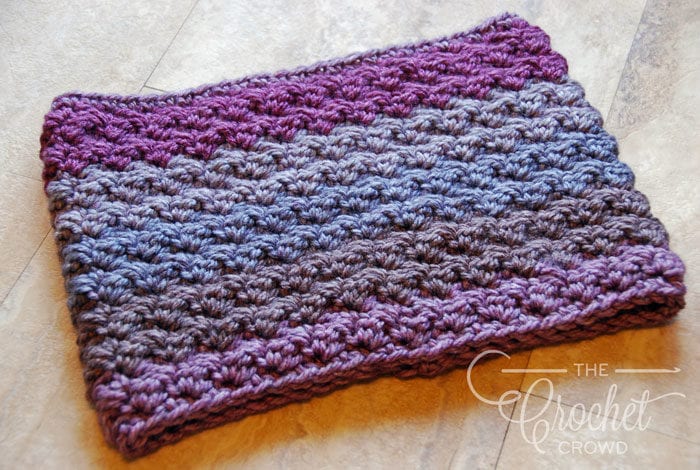 Crochet Winterberry Cowl Neckwarmer by Jeanne Steinhilber