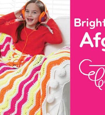 Crochet Bright Zig Zag Afghan