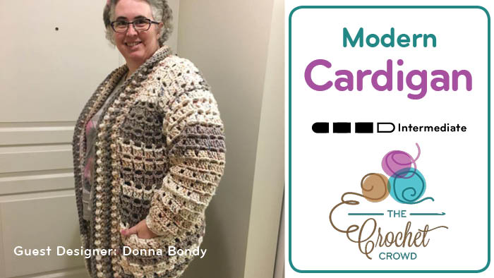 Crochet Modern Granny Cardigan by Donna Bondy