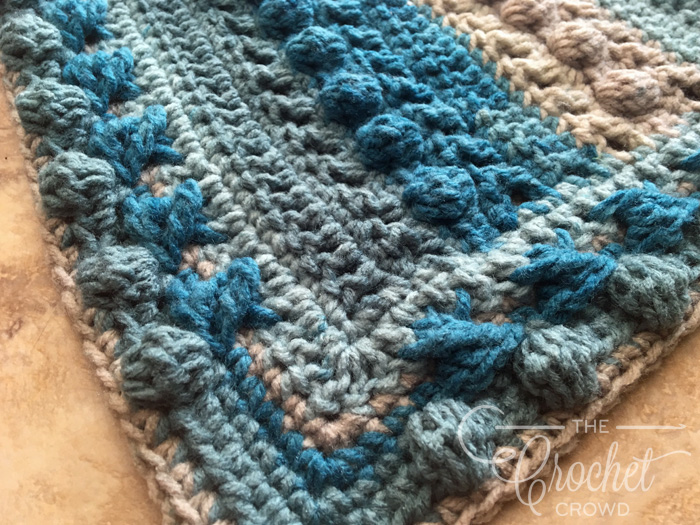 Crochet Little Boy Blue Baby Blanket by Jeanne Steinhilber