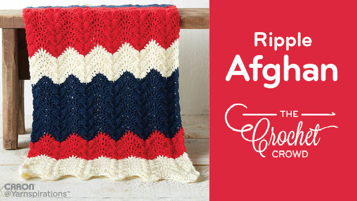 Crochet Summer Ripple Afghan Pattern The Crochet Crowd