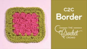 Crochet C2C Border Idea