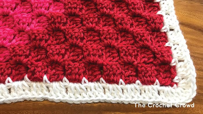 Crochet C2C Striped Square