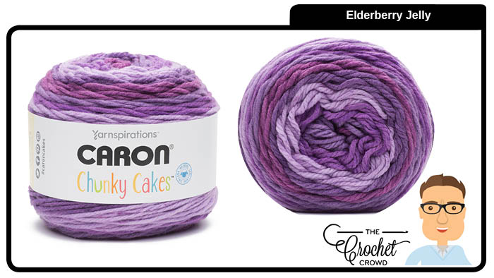 Caron Chunky Cakes Elderberry Jelly