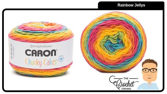 Caron Chunky Cakes Rainbow Jellys