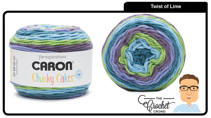 Caron Chunky Cakes Twist of Lime