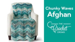 Caron Chunky Cakes Waves Afghan