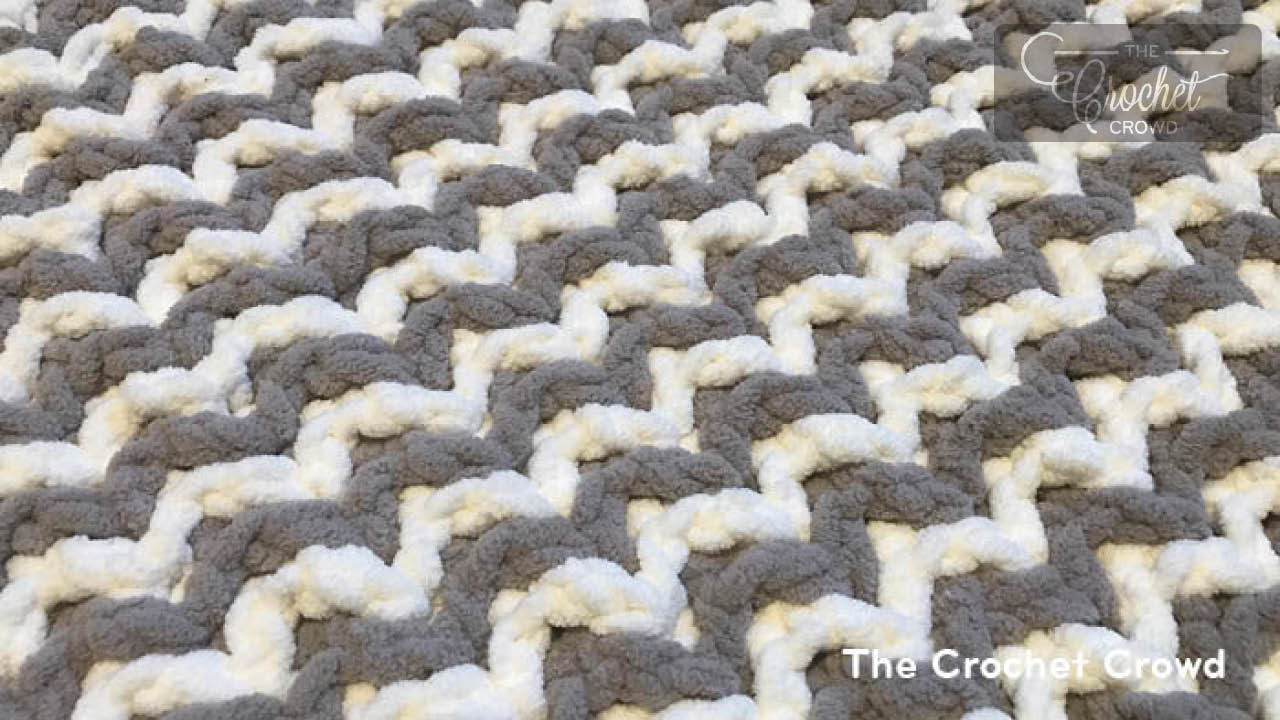 Crochet Interlocking Beginner Pattern Tutorial
