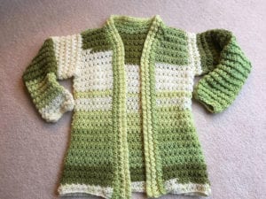 Crochet loopy cheap cardigan pattern