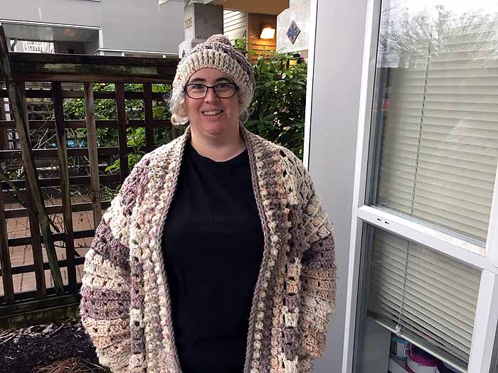 Crochet Modern Granny Hat by Donna Bondy